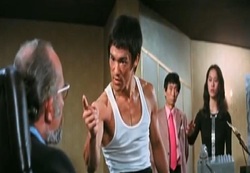 bruce lee angry face